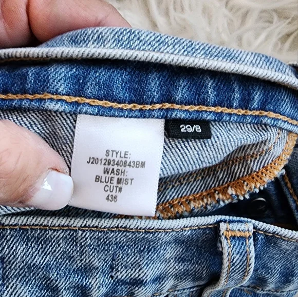 VERONICA BEARD RYLEIGH SLIM STRAIGHT HIGH RISE JEANS WITH YOKE Size 29/8 - Picture 6 of 14